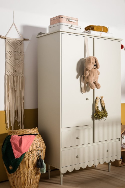 WOOD LUCK DESIGN - BABUSHKA Szafa Oliwka