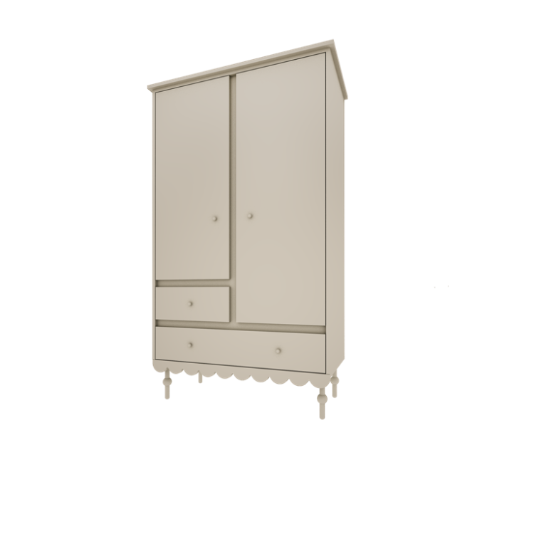 WOOD LUCK DESIGN - BABUSHKA Szafa Oliwka