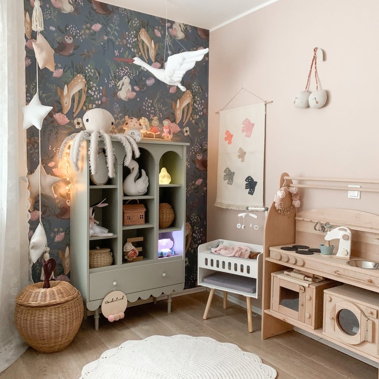 WOOD LUCK DESIGN - BABUSHKA Regał Oliwka