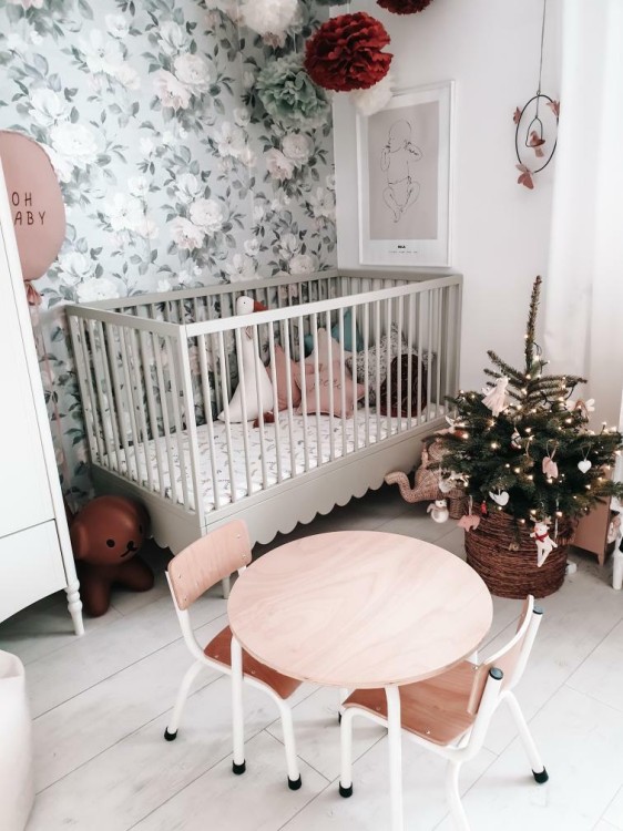 WOOD LUCK DESIGN - BABUSHKA Łóżko 70x140 Oliwka