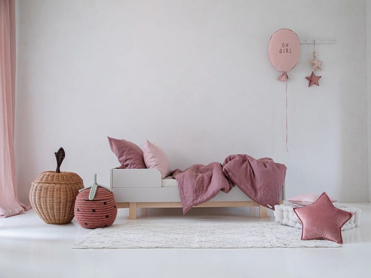 WOOD LUCK DESIGN - BASIC Łóżko 70x140 Kaszmir