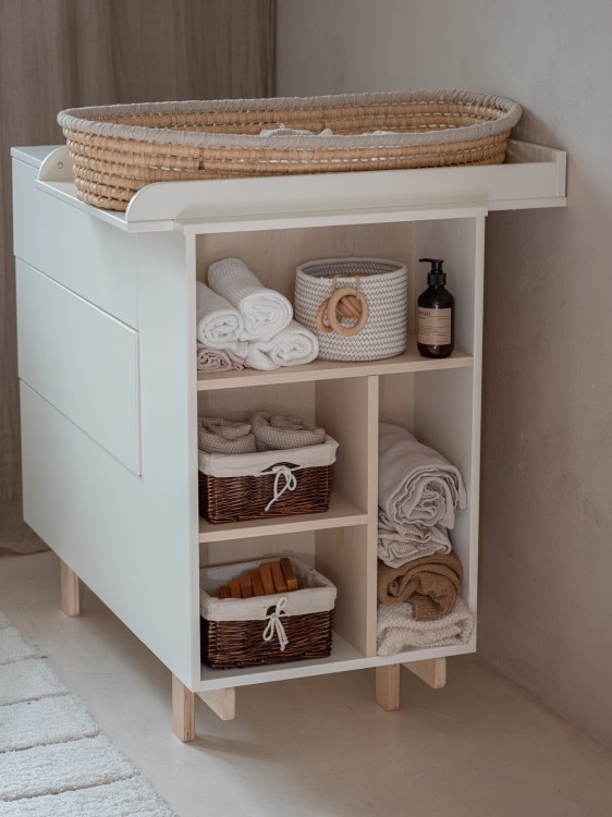 WOOD LUCK DESIGN - BASIC Komoda Biały