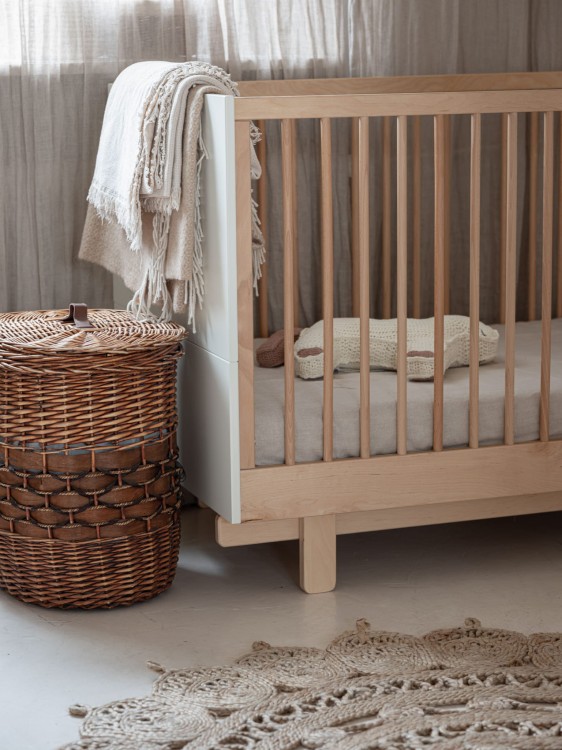 WOOD LUCK DESIGN - BASIC Łóżko 70x140 Biały