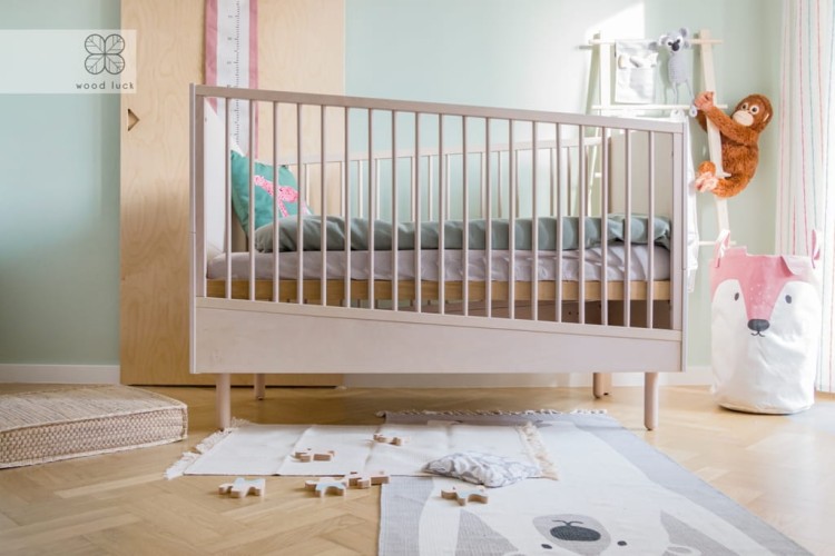 WOOD LUCK DESIGN - MOUNTAINS Łóżeczko 70x140