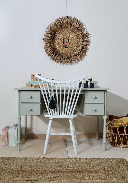 WOOD LUCK DESIGN - BABUSHKA Biurko Oliwka