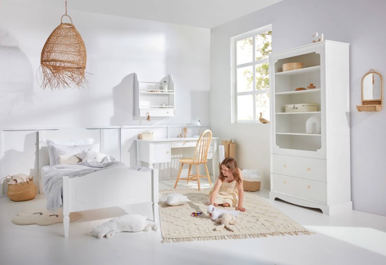 BELLAMY - Royal timeless white regał