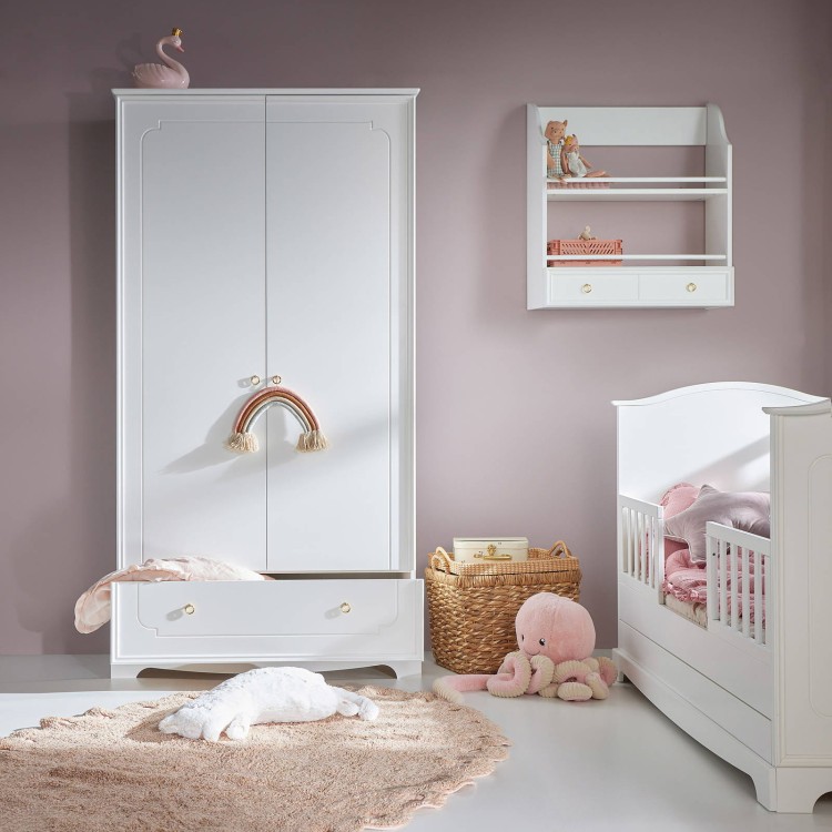 BELLAMY - Royal timeless white szafa 2-drzwiowa