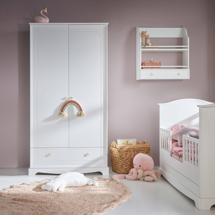 BELLAMY - Royal timeless white szafa 2-drzwiowa