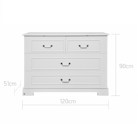 BELLAMY - Ines Komoda 4-szuflady