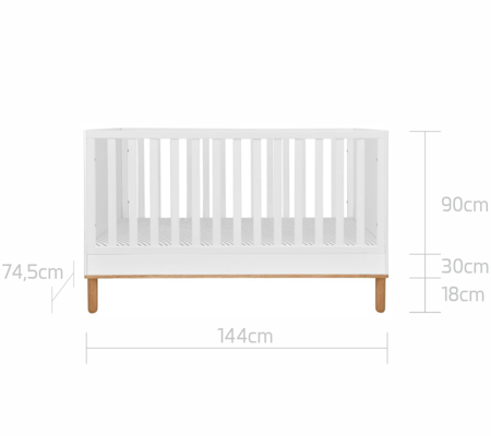 BELLAMY - TOTEME BOTANIC Łóżeczko 70x140