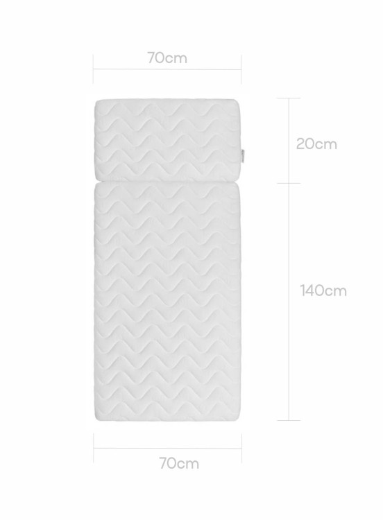 BELLAMY - Materac 70x140 + 70x20