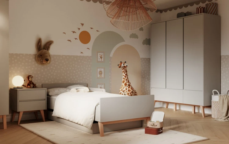 PINIO - SWING Skrzynia na zabawki Szary