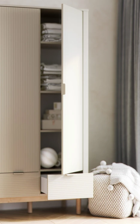 PINIO - MILOO Szafa 2-drzwiowa Szampański