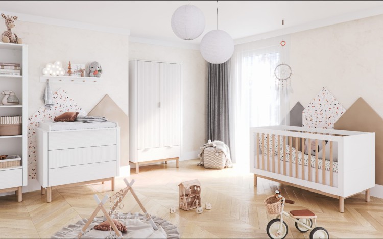 PINIO - MILOO Szafa 3-drzwiowa Biały