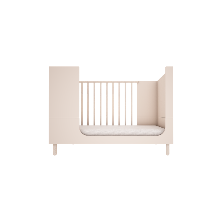 WOOD LUCK DESIGN - RIVER Łóżko 70x140 piaskowy beż