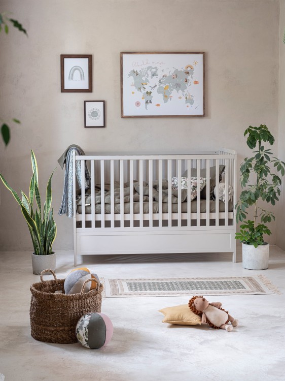 WOOD LUCK DESIGN - VINTAGE Łóżko 70x140 kaszmir