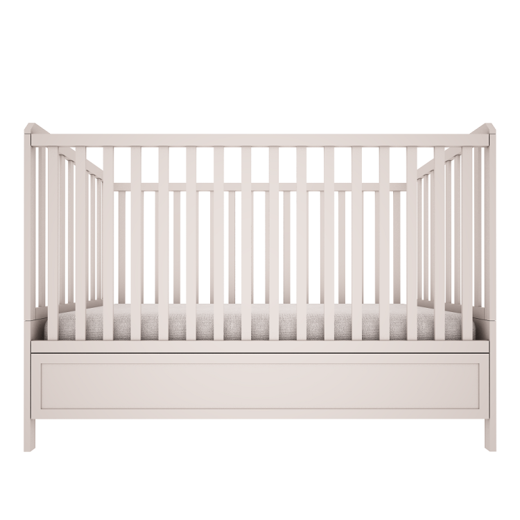 WOOD LUCK DESIGN - VINTAGE Łóżko 70x140 kaszmir