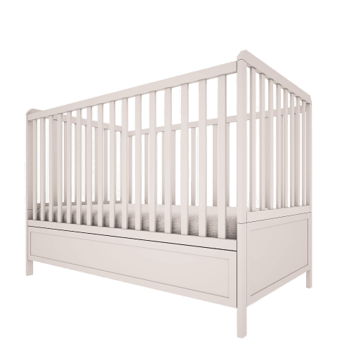 WOOD LUCK DESIGN - VINTAGE Łóżko 70x140 kaszmir