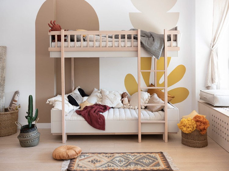 WOOD LUCK DESIGN - BASIC Łóżko dwupiętrowe Kaszmir
