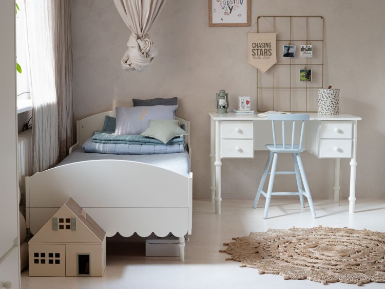 WOOD LUCK DESIGN - BABUSHKA Biurko Białe