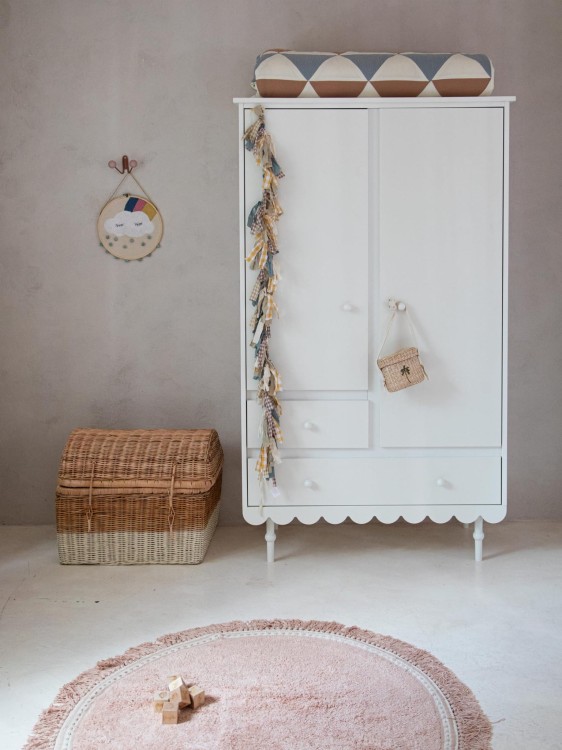 WOOD LUCK DESIGN - BABUSHKA Szafa Biała