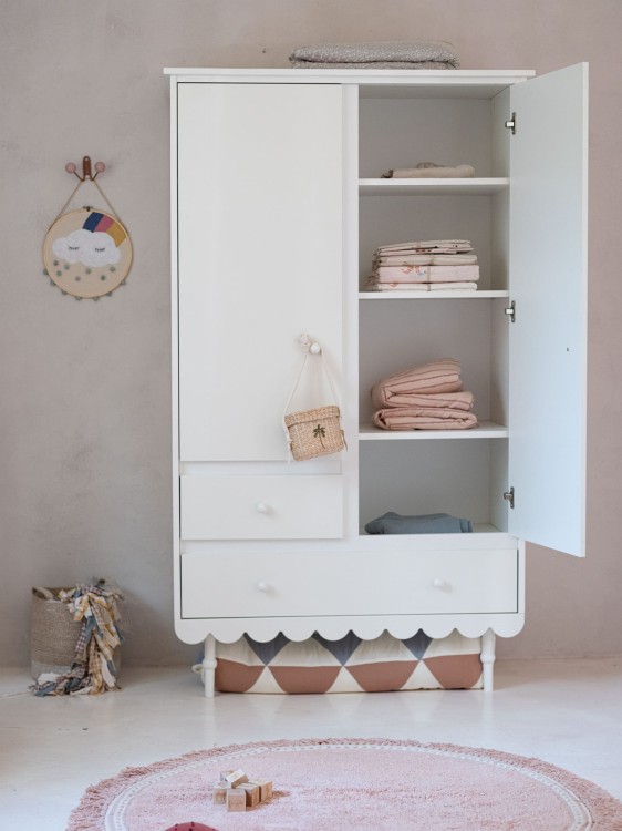 WOOD LUCK DESIGN - BABUSHKA Szafa Biała