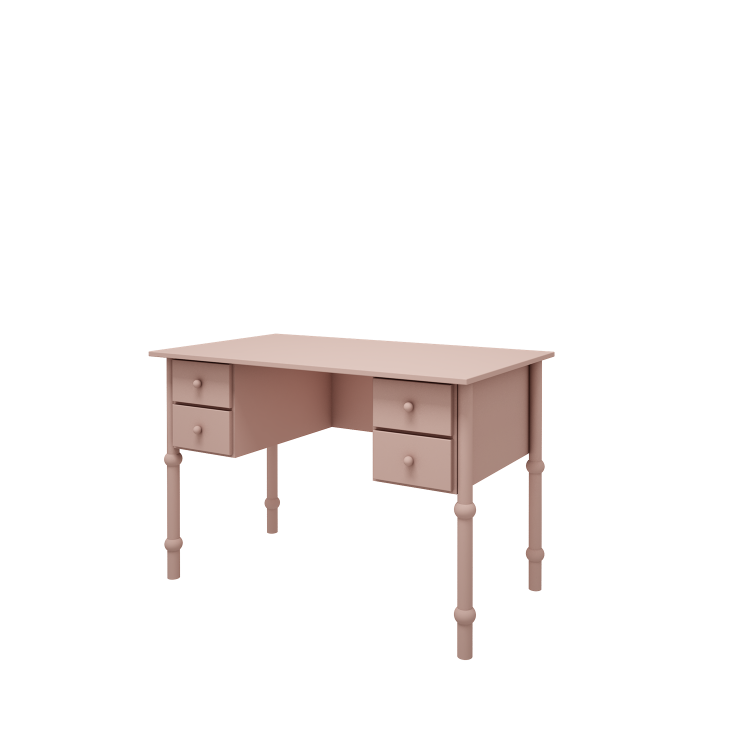 WOOD LUCK DESIGN - BABUSHKA Biurko Róż