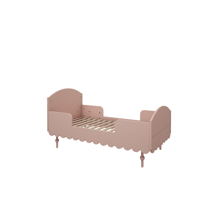 WOOD LUCK DESIGN - BABUSHKA Łóżko 70x140 Róż