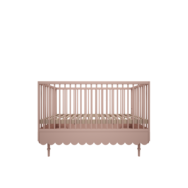 WOOD LUCK DESIGN - BABUSHKA Łóżko 70x140 Róż