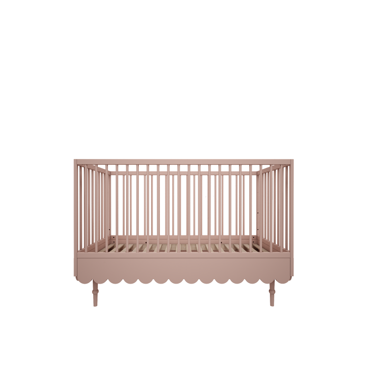 WOOD LUCK DESIGN - BABUSHKA Łóżko 70x140 Róż