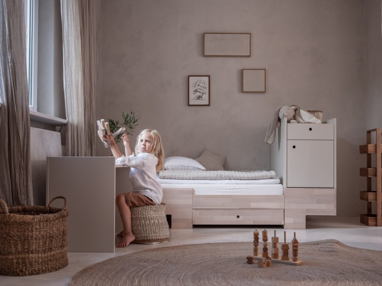 WOOD LUCK DESIGN - SMART Łóżeczko