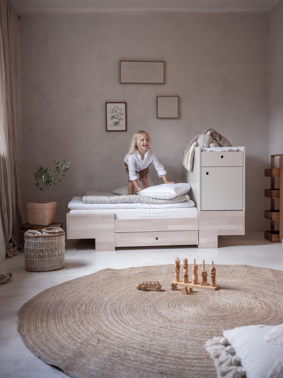 WOOD LUCK DESIGN - SMART Łóżeczko