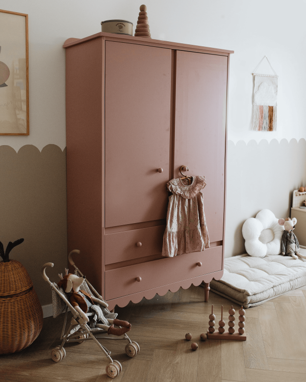 WOOD LUCK DESIGN - BABUSHKA Szafa Róż