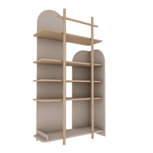 WOOD LUCK DESIGN - BLOOM Regał wąski