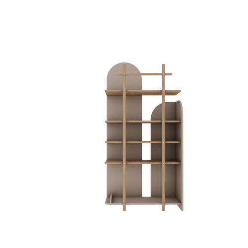 WOOD LUCK DESIGN - BLOOM Regał wąski