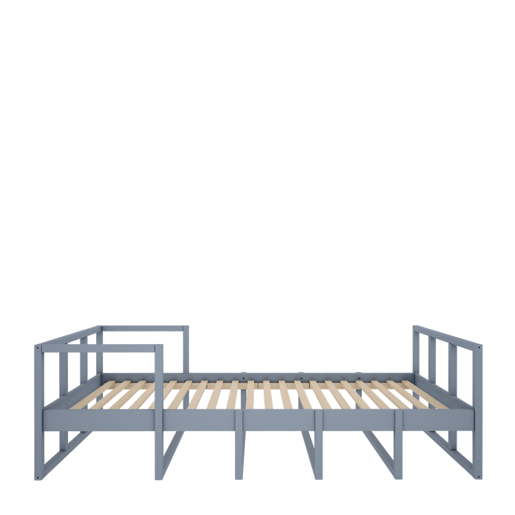 WOOD LUCK DESIGN - TWEENS Łóżko 90 x200 Zgaszony niebieski