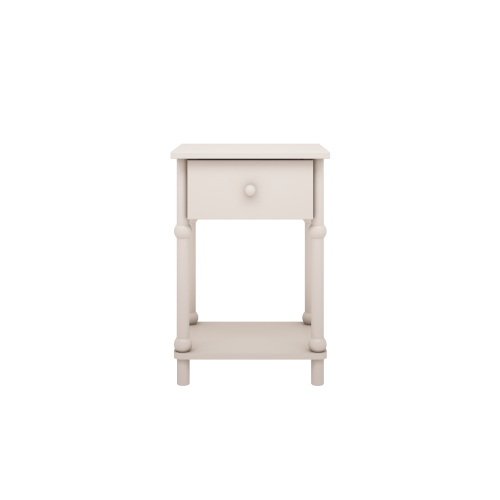 WOOD LUCK DESIGN - BABUSHKA Szafka nocna biała