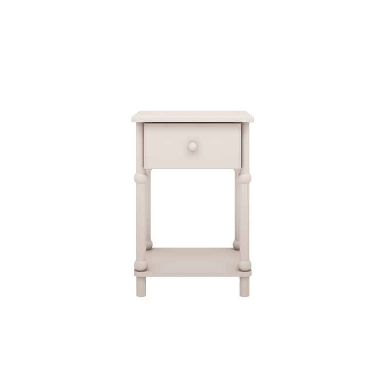 WOOD LUCK DESIGN - BABUSHKA Szafka nocna biała