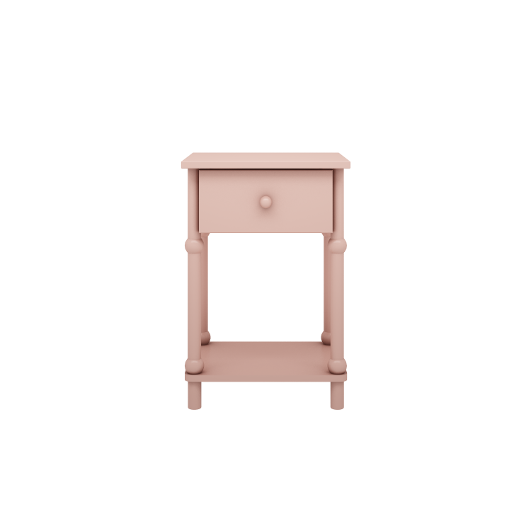 WOOD LUCK DESIGN - BABUSHKA Szafka nocna róż
