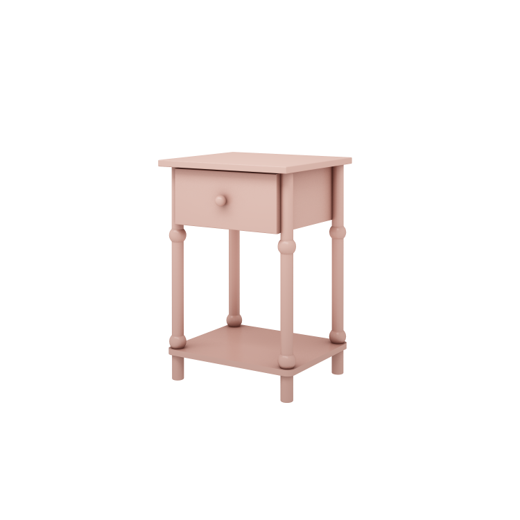 WOOD LUCK DESIGN - BABUSHKA Szafka nocna róż