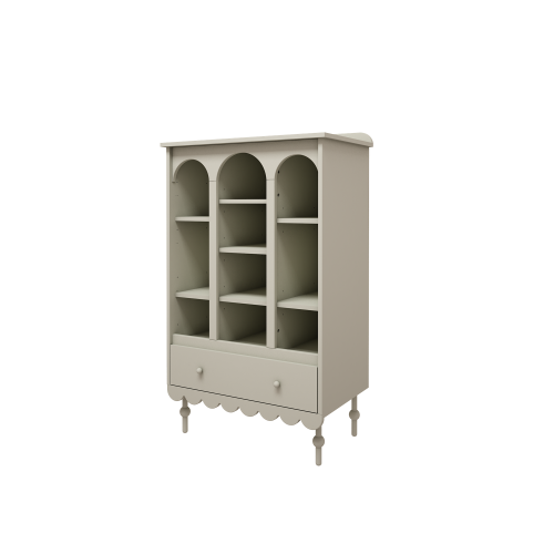 WOOD LUCK DESIGN - BABUSHKA Regał Oliwka