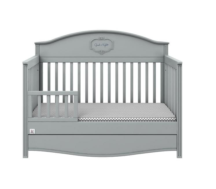 Łóżeczko 140x70 z funkcją sofy Good Night GREY