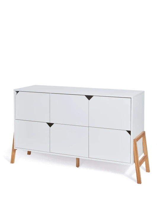BELLAMY - LOTTA Komoda 6 szuflady