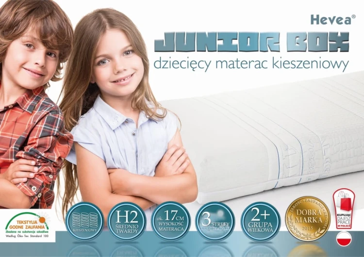 MATERAC KIESZENIOWY HEVEA JUNIOR BOX