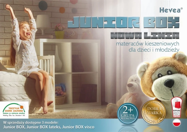 MATERAC KIESZENIOWY HEVEA JUNIOR BOX