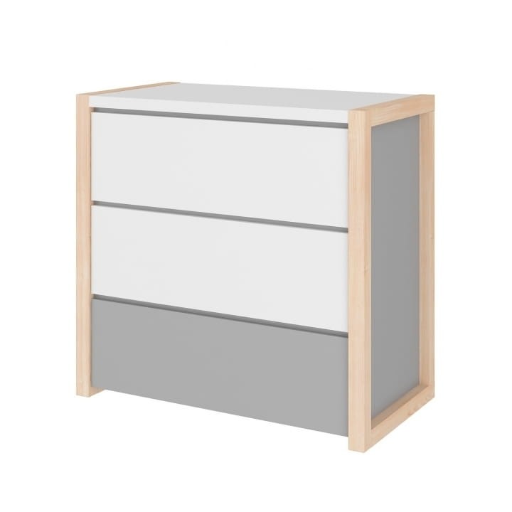 BELLAMY - PINETTE Komoda 3-szuflady